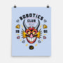 Robotics Club-none matte poster-Logozaste