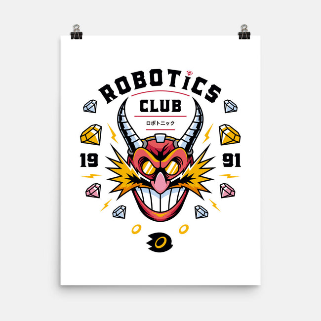 Robotics Club-none matte poster-Logozaste