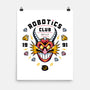 Robotics Club-none matte poster-Logozaste