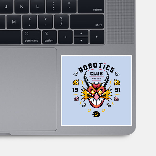 Robotics Club-none glossy sticker-Logozaste