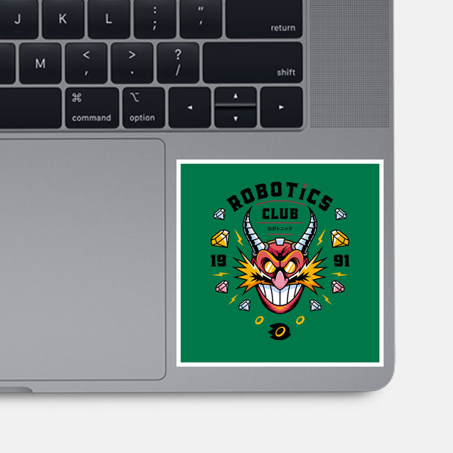Robotics Club-none glossy sticker-Logozaste