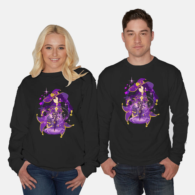 Astral Reflection Mona-unisex crew neck sweatshirt-hypertwenty