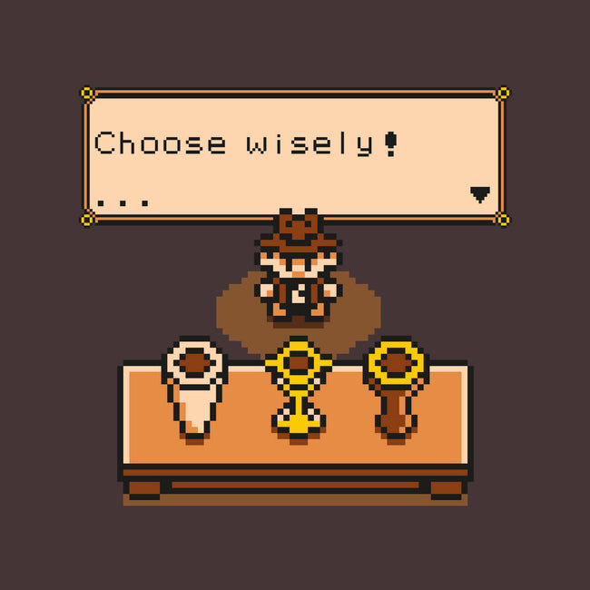 Choose Your Grail-none stretched canvas-Olipop