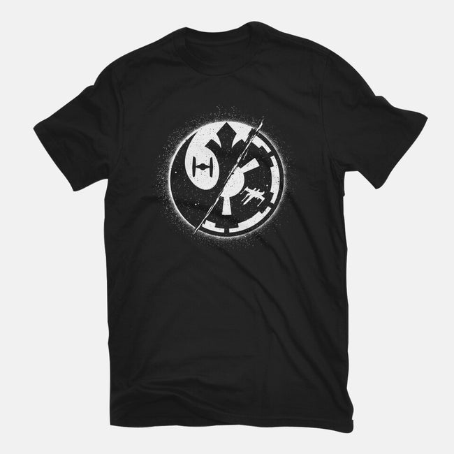 Light And Darkness-womens fitted tee-Tronyx79