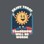 Enjoy Today-none polyester shower curtain-RoboMega