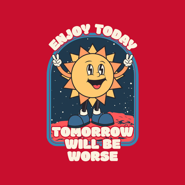 Enjoy Today-mens basic tee-RoboMega