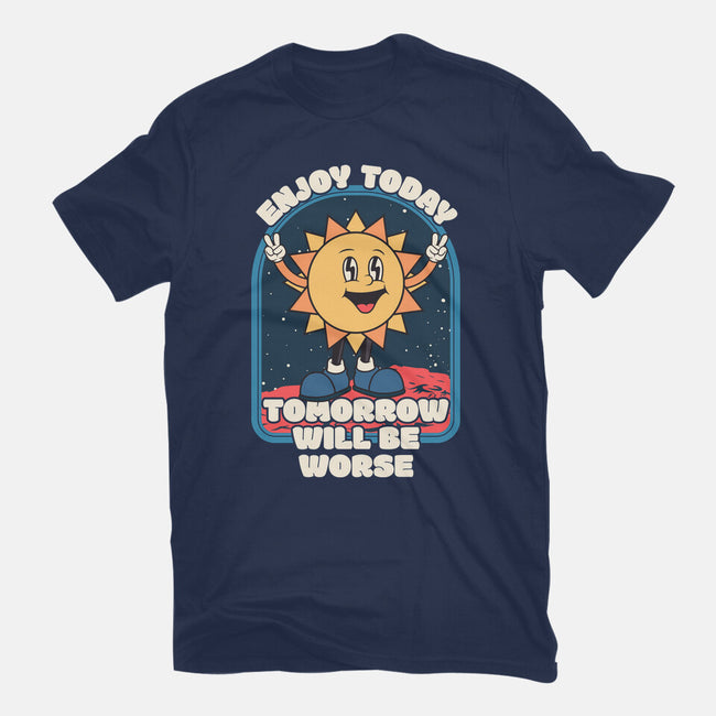 Enjoy Today-youth basic tee-RoboMega