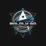 Boldly Into Space-cat basic pet tank-Logozaste