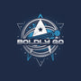Boldly Into Space-youth basic tee-Logozaste