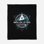 Boldly Into Space-none fleece blanket-Logozaste