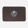 Boldly Into Space-none memory foam bath mat-Logozaste