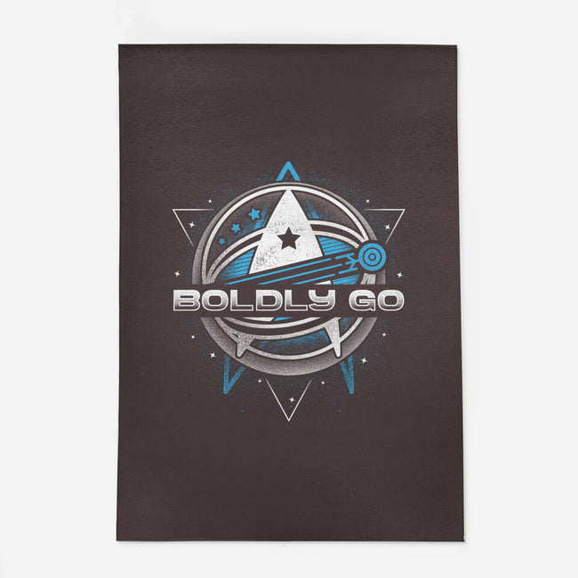 Boldly Into Space-none indoor rug-Logozaste