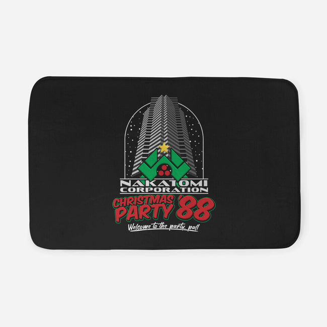 Nakatomi Christmas Party '88-none memory foam bath mat-RoboMega