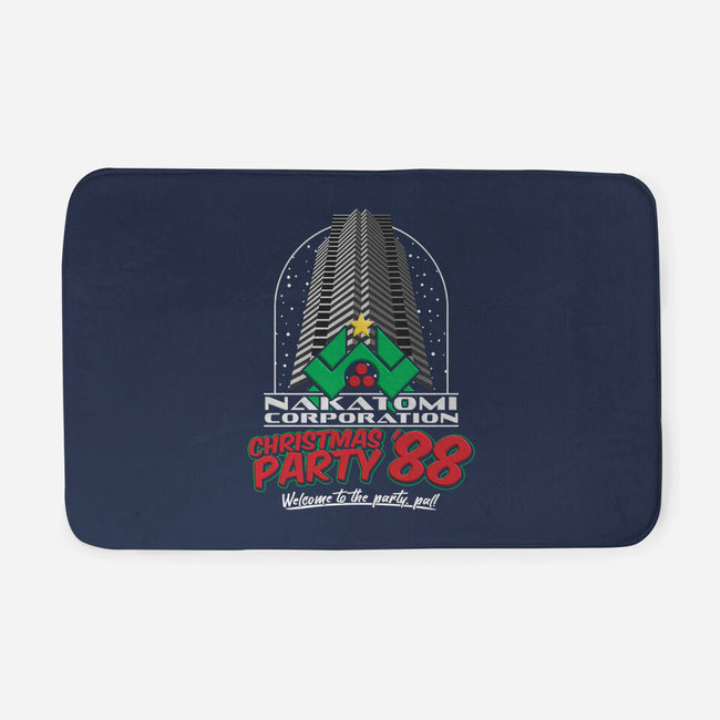 Nakatomi Christmas Party '88-none memory foam bath mat-RoboMega