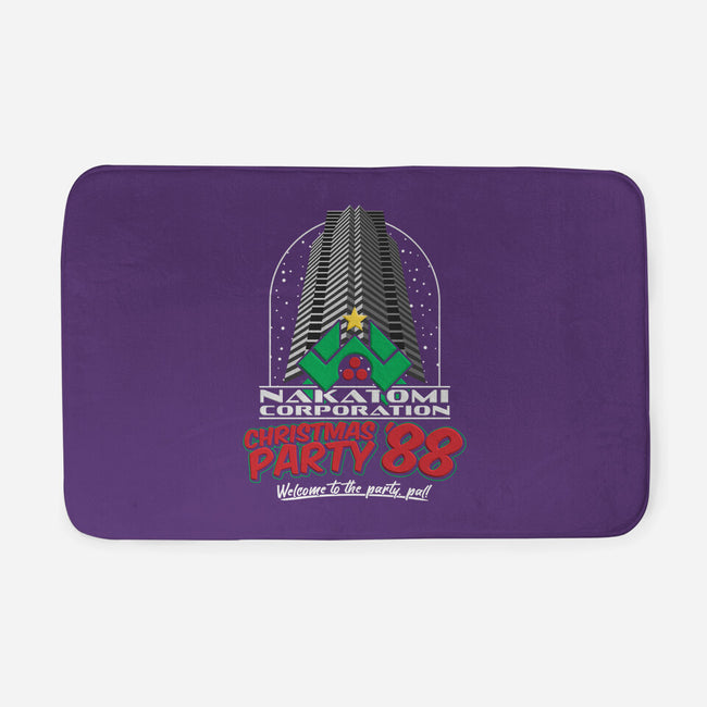 Nakatomi Christmas Party '88-none memory foam bath mat-RoboMega