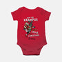 How The Krampus Stole Christmas-baby basic onesie-Nemons