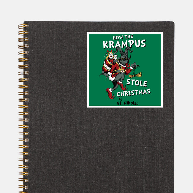 How The Krampus Stole Christmas-none glossy sticker-Nemons