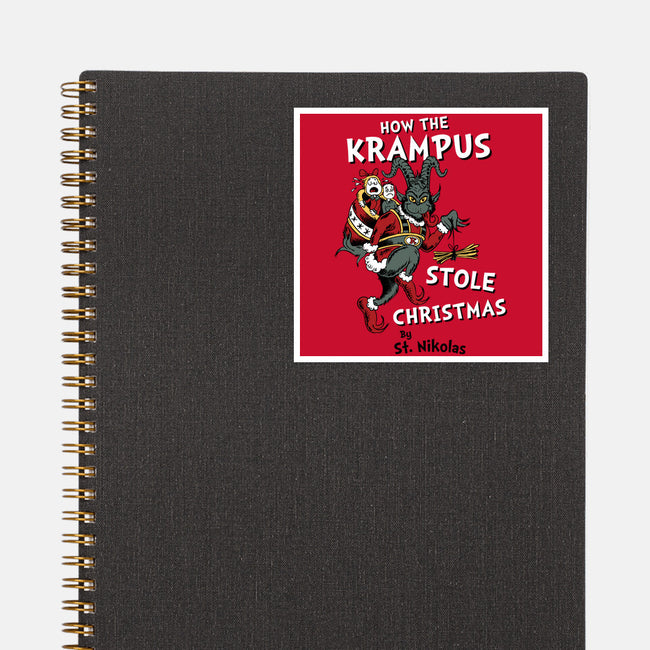 How The Krampus Stole Christmas-none glossy sticker-Nemons