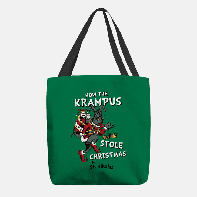 How The Krampus Stole Christmas-none basic tote bag-Nemons