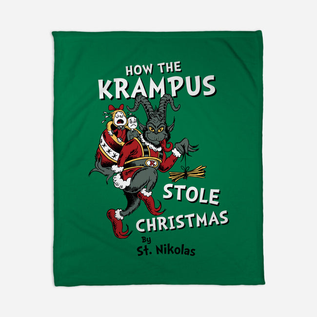 How The Krampus Stole Christmas-none fleece blanket-Nemons