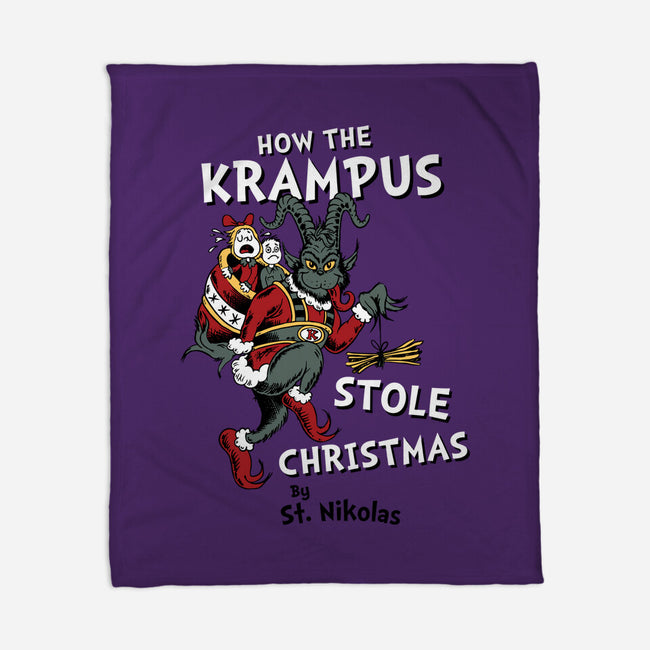 How The Krampus Stole Christmas-none fleece blanket-Nemons