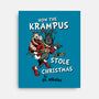 How The Krampus Stole Christmas-none stretched canvas-Nemons