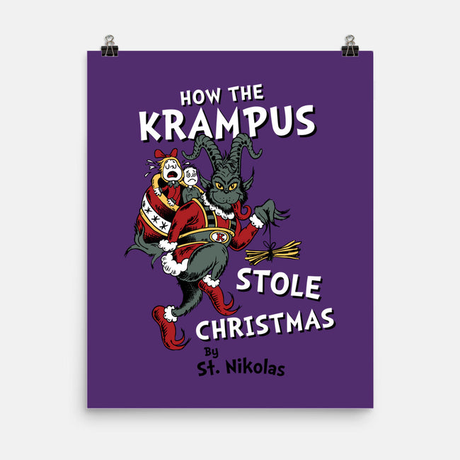 How The Krampus Stole Christmas-none matte poster-Nemons