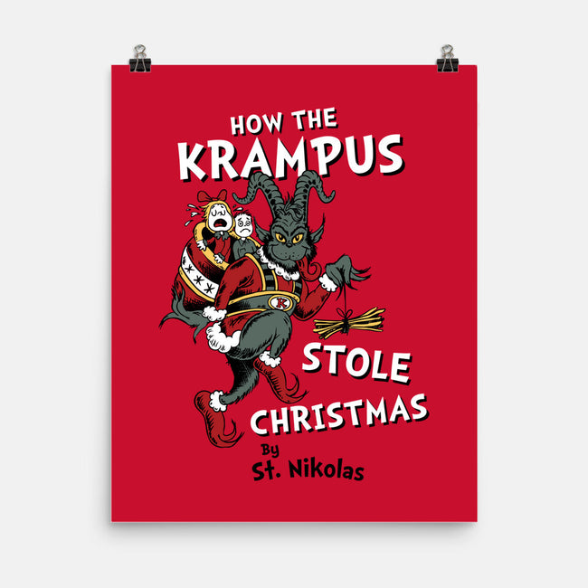 How The Krampus Stole Christmas-none matte poster-Nemons