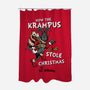 How The Krampus Stole Christmas-none polyester shower curtain-Nemons