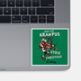 How The Krampus Stole Christmas-none glossy sticker-Nemons