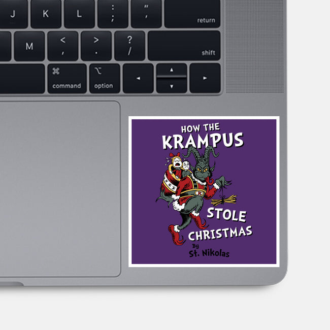 How The Krampus Stole Christmas-none glossy sticker-Nemons