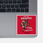 How The Krampus Stole Christmas-none glossy sticker-Nemons