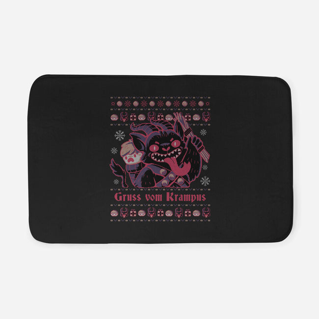 Ugly Christmas-none memory foam bath mat-xMorfina