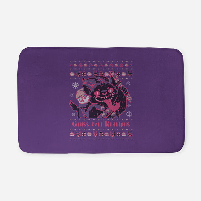 Ugly Christmas-none memory foam bath mat-xMorfina