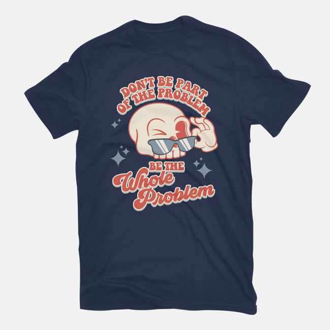 Don't Be Part Of The Problem-womens fitted tee-RoboMega