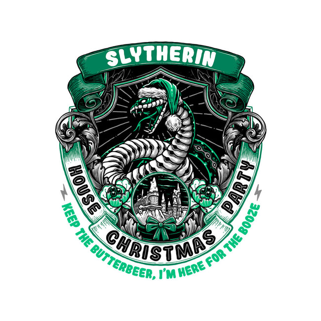 Holidays At The Slytherin House-mens basic tee-glitchygorilla