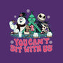 You Can't Sit With Us-none fleece blanket-momma_gorilla