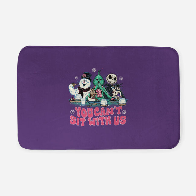 You Can't Sit With Us-none memory foam bath mat-momma_gorilla