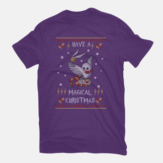 Have A Magical Christmas-womens basic tee-fanfabio