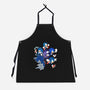 Hedgehog Dimensions-unisex kitchen apron-amorias