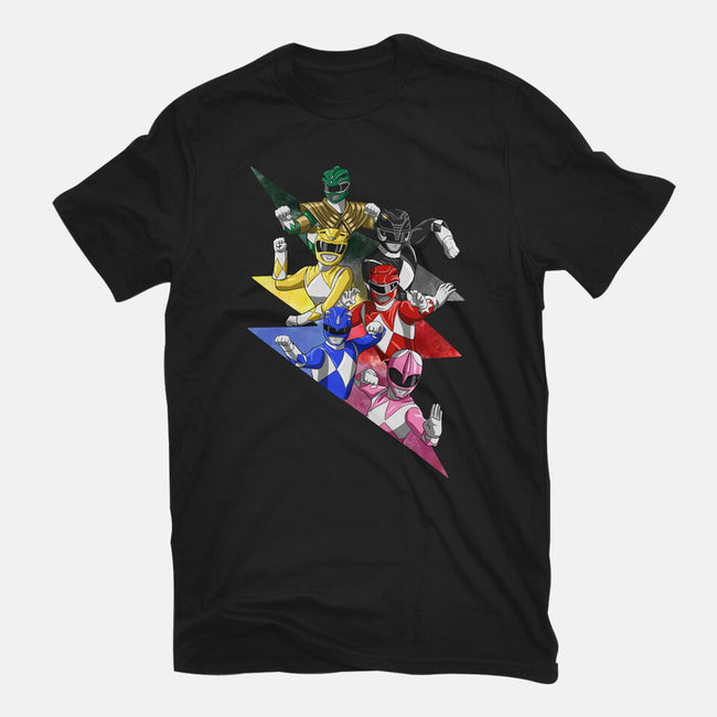 Rangers Pose-unisex basic tee-nickzzarto