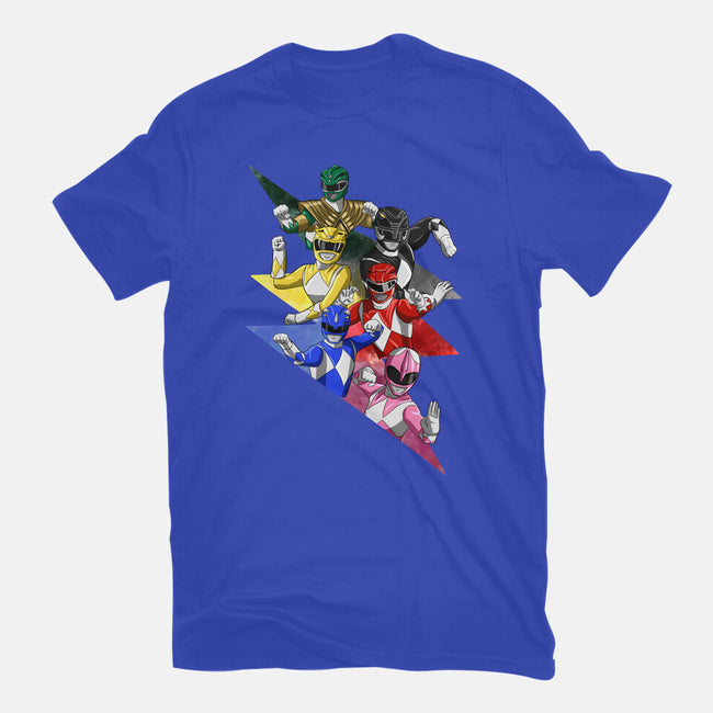 Rangers Pose-youth basic tee-nickzzarto