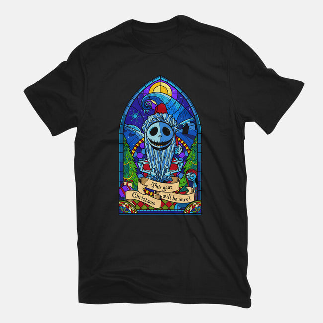 Stained Glass X-Mas-womens fitted tee-daobiwan