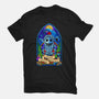 Stained Glass X-Mas-womens fitted tee-daobiwan