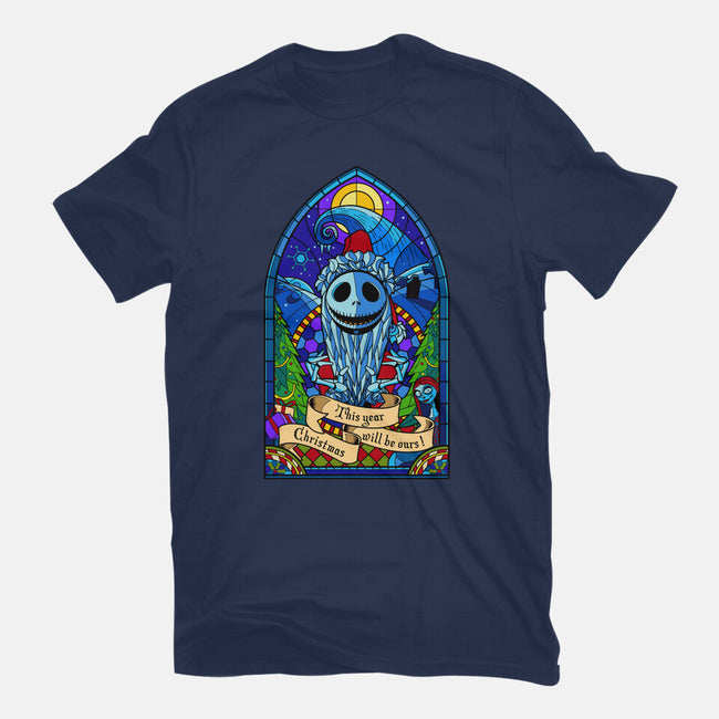 Stained Glass X-Mas-womens fitted tee-daobiwan
