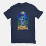 Stained Glass X-Mas-womens fitted tee-daobiwan