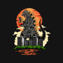 Ramen Kaiju-none stretched canvas-daizzystudio