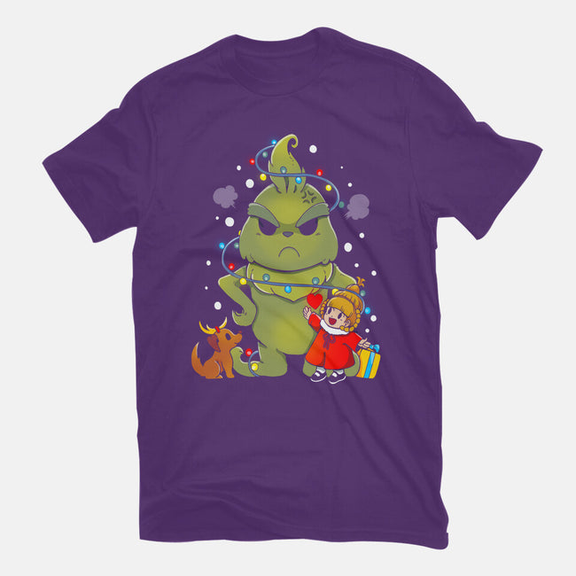 A Grumpy Christmas-mens premium tee-Vallina84