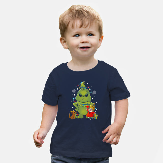A Grumpy Christmas-baby basic tee-Vallina84