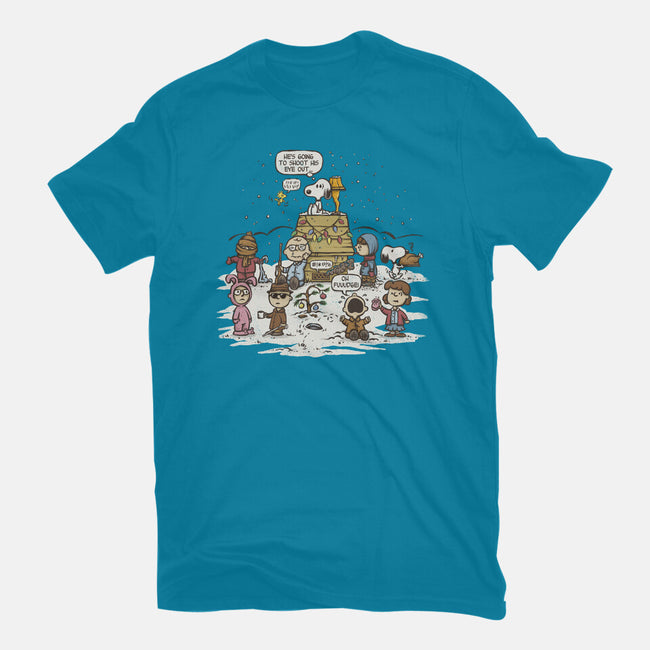 He's Going To Shoot His Eye Out-womens fitted tee-kg07